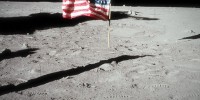 Flag to be flown at half staff on the moon for Neil Armstrong