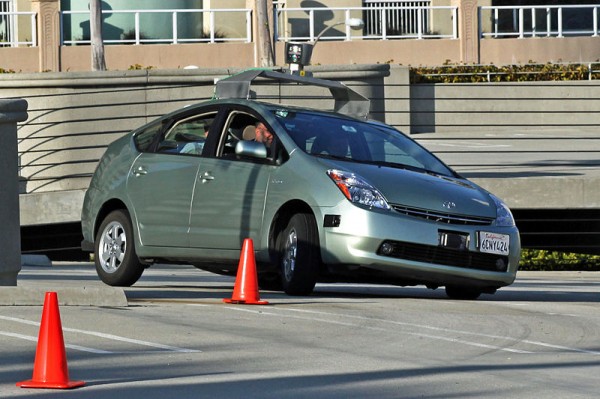  A Google car being tested.